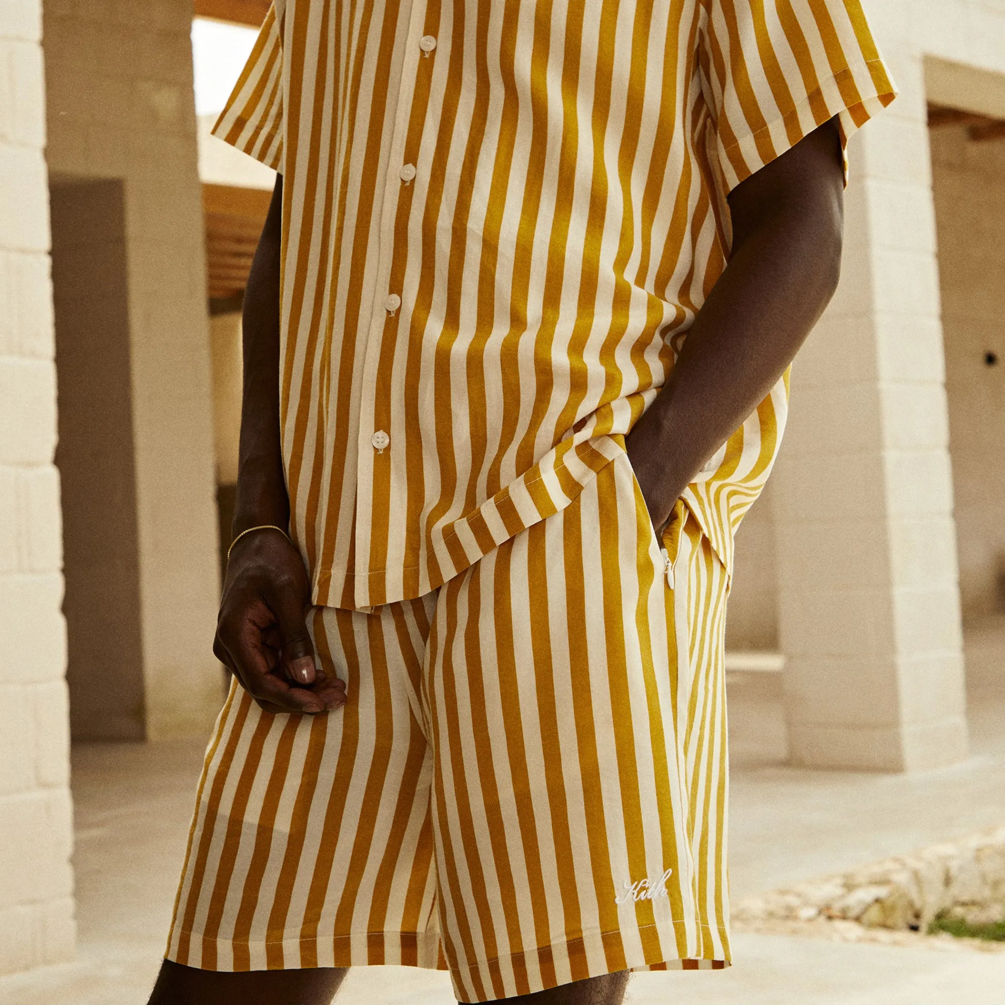 Hot Kith Striped Cedar Short Flash