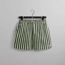 Discount Kith Striped Cedar Short Agate