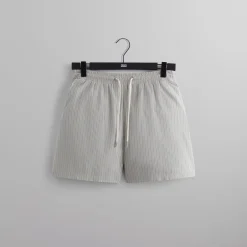 Hot Kith Striped Poplin Hardaway Short Pebble