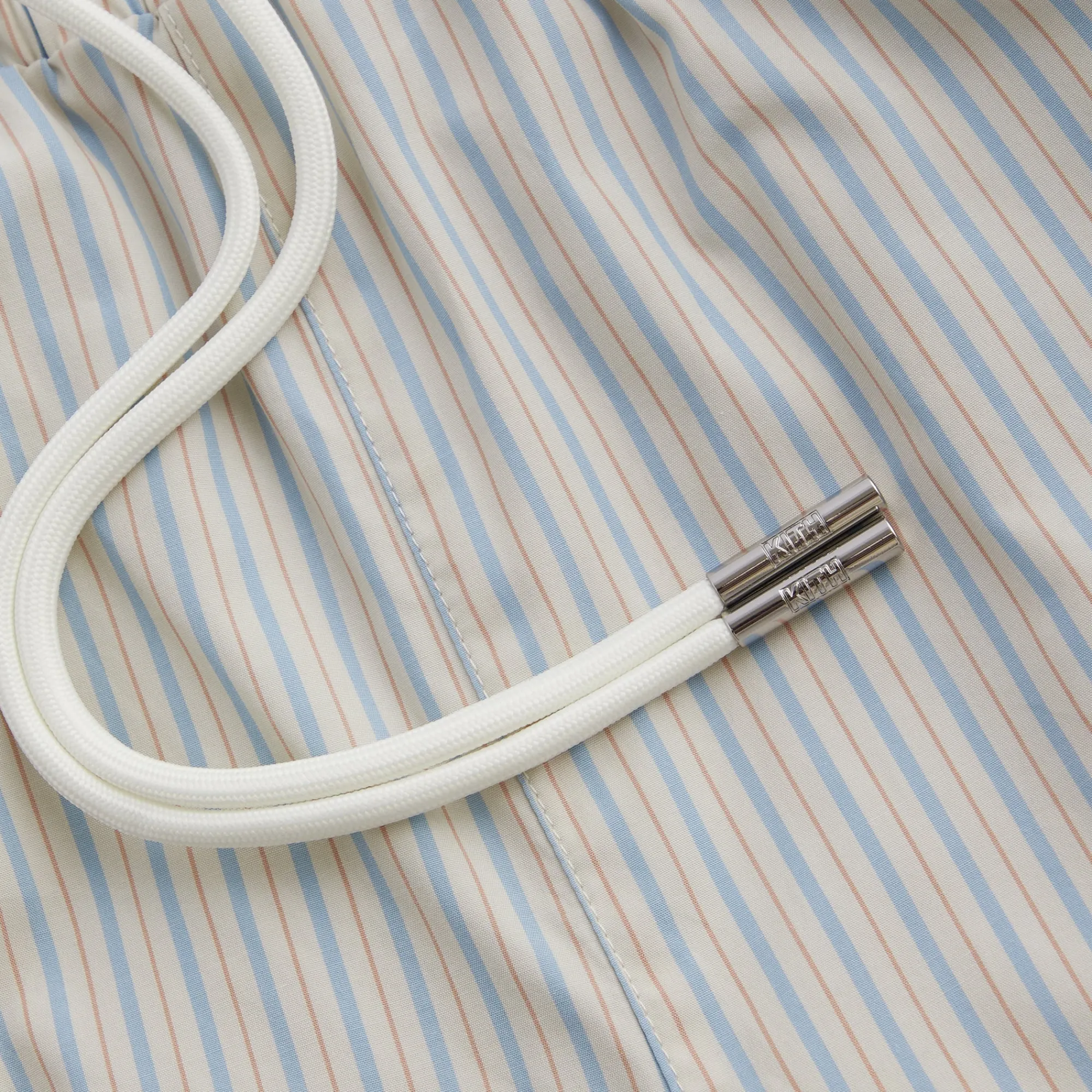 Hot Kith Striped Poplin Hardaway Short Pebble