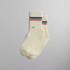 Cheap Kith Summer Stripe Mid-Length Sock Waffle