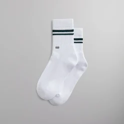 Flash Sale Kith Summer Stripe Mid-Length Sock White
