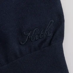 Store Kith Sylvan Knit V-Neck Tee Nocturnal
