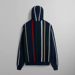 Clearance Kith Textured Knit Moore Hoodie Nocturnal