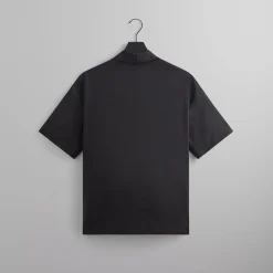Cheap Kith Tropical Wool Thompson Crossover Shirt Black