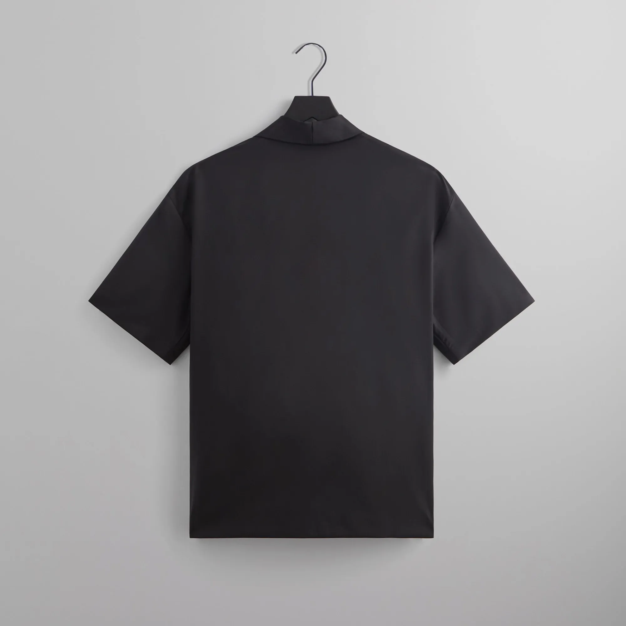 Cheap Kith Tropical Wool Thompson Crossover Shirt Black