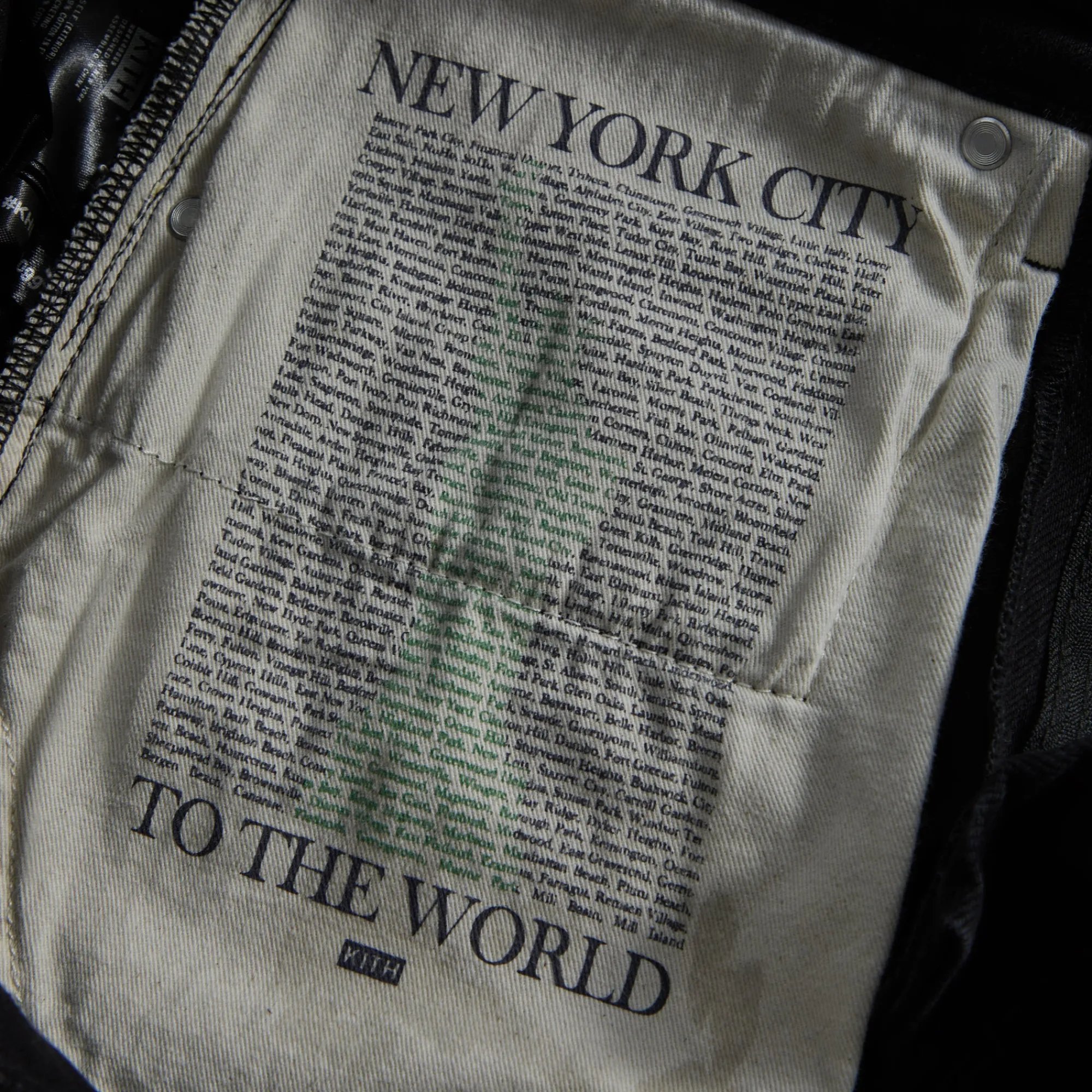 Cheap Kith Varick Denim Jean Black