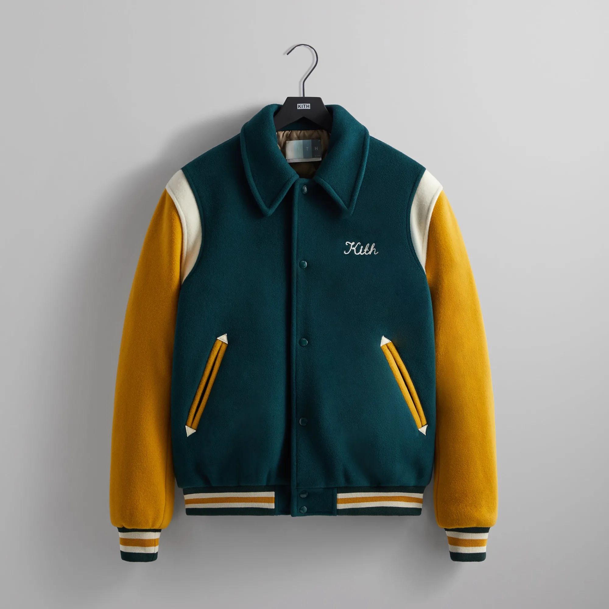 Sale Kith Varsity Wool Coaches Jacket Fairway