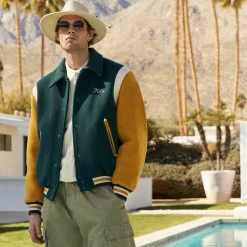 Sale Kith Varsity Wool Coaches Jacket Fairway