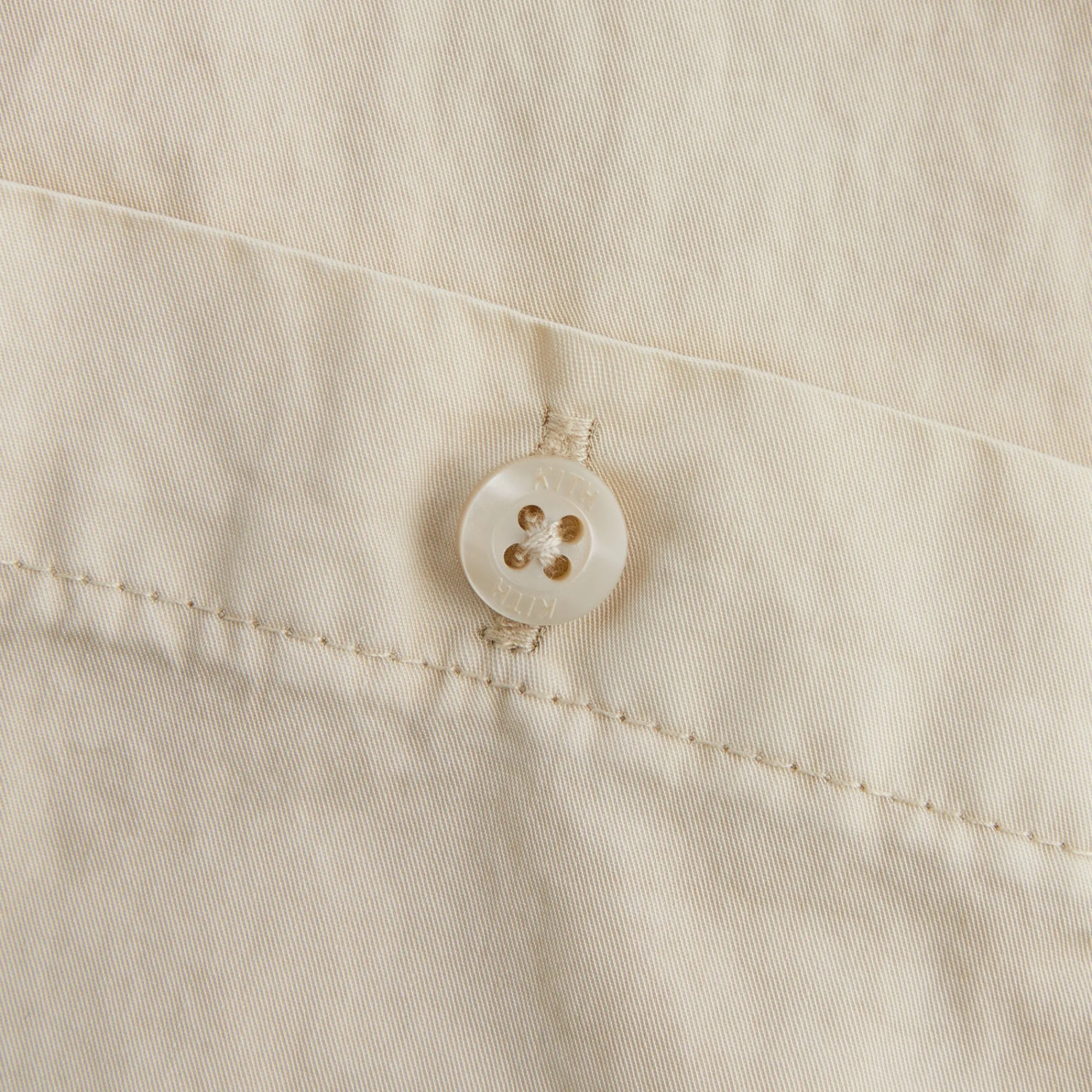Discount Kith Washed Cotton Apollo Shirt Oxide