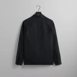 Flash Sale Kith Washed Cotton Sullivan Shirt Black