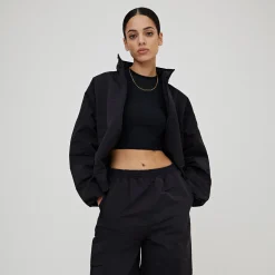 Fashion Kith Women Adira Zip Jacket Black