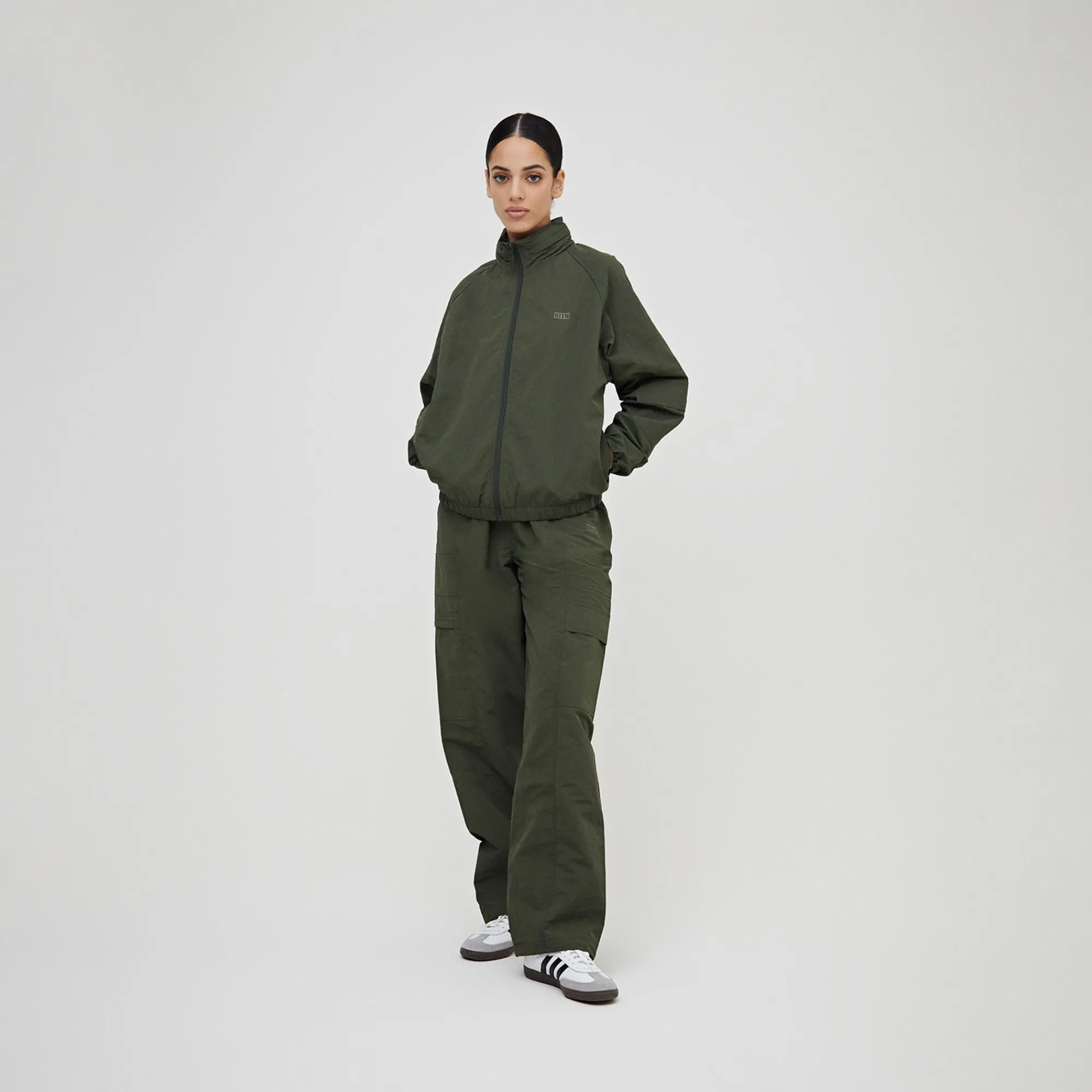 Best Sale Kith Women Adira Zip Jacket Arame