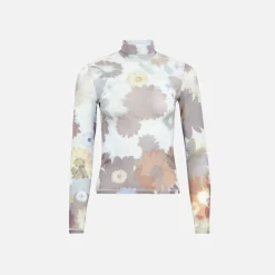 New Kith Women Asa Turtleneck Waffle