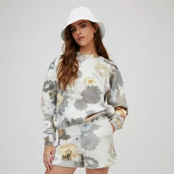 Online Kith Women Asher Crewneck Waffle
