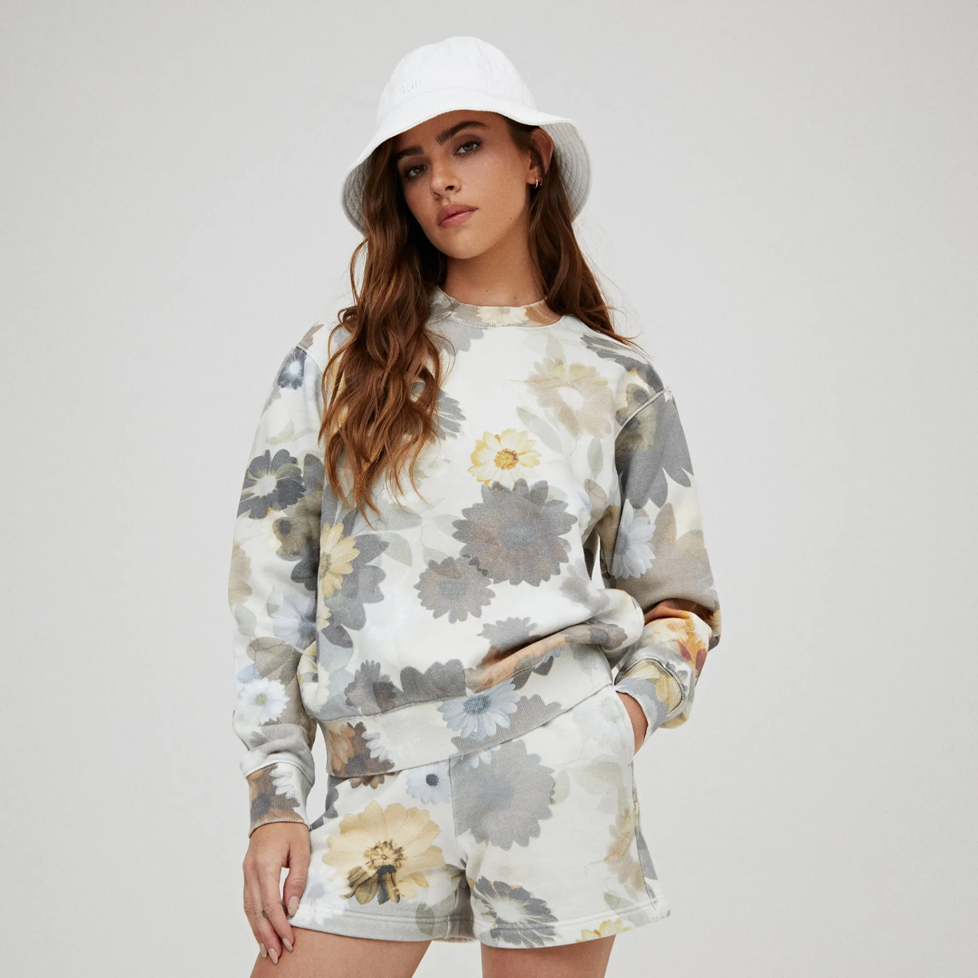 Online Kith Women Asher Crewneck Waffle