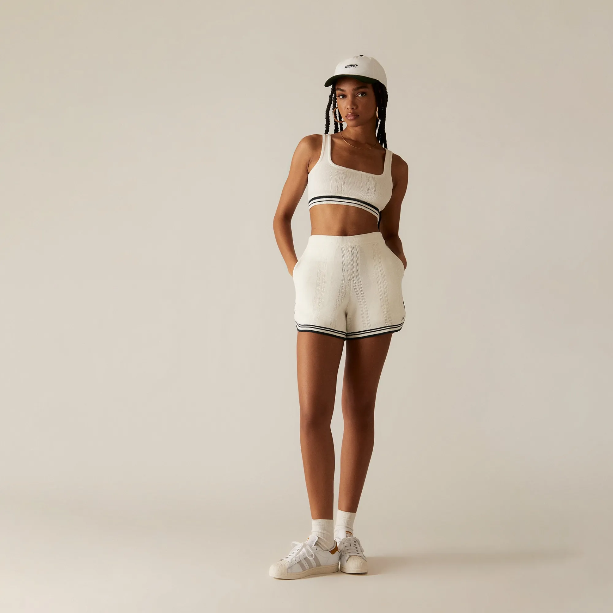 Clearance Kith Women Aubrey Perforated Knit Bra Nano