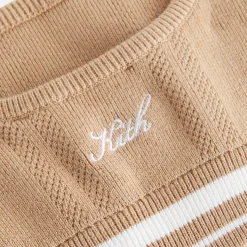 Best Sale Kith Women Aubrey Perforated Knit Bra Shea