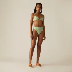 Fashion Kith Women Azure Logo High Waist Bottom Stoneware
