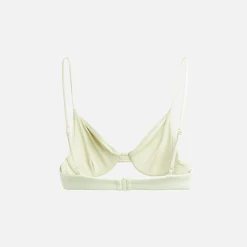 New Kith Women Bellamy Logo Balconette Top Stoneware