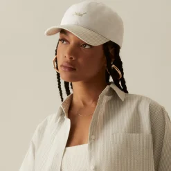 Best Sale Kith Women Blocked Seersucker Cap Verdant