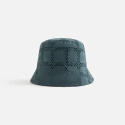 New Kith Women Broderie Logo Bucket Hat Serpentine