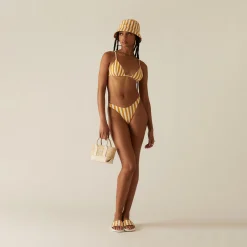 Store Kith Women Brooke Kith Striped High Cut Bottom Flash