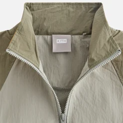 Shop Kith Women Carter Color-Blocked Wind Jacket Plaster