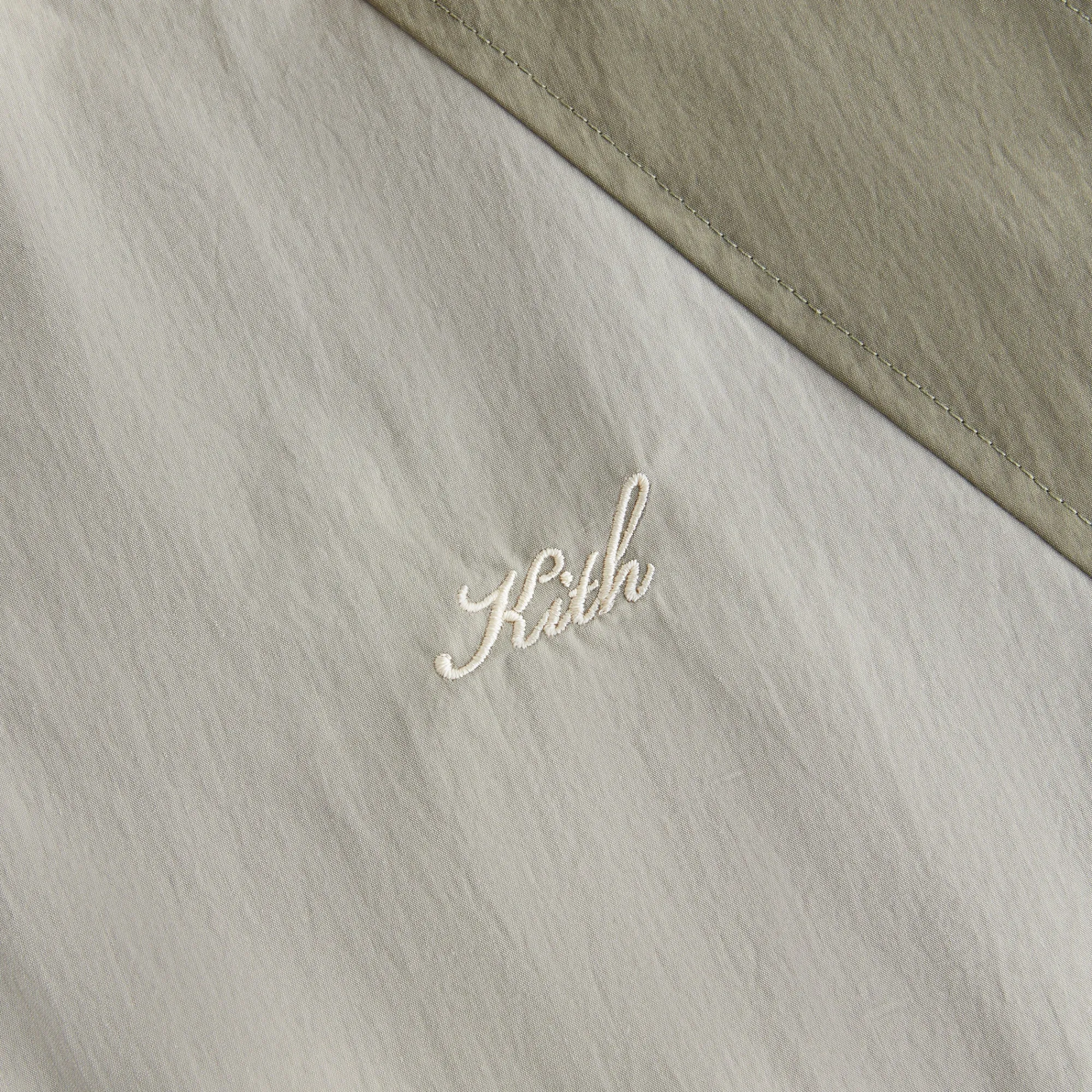 Shop Kith Women Carter Color-Blocked Wind Jacket Plaster