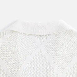 Shop Kith Women Elena Diamond Open Knit Shirt Nano