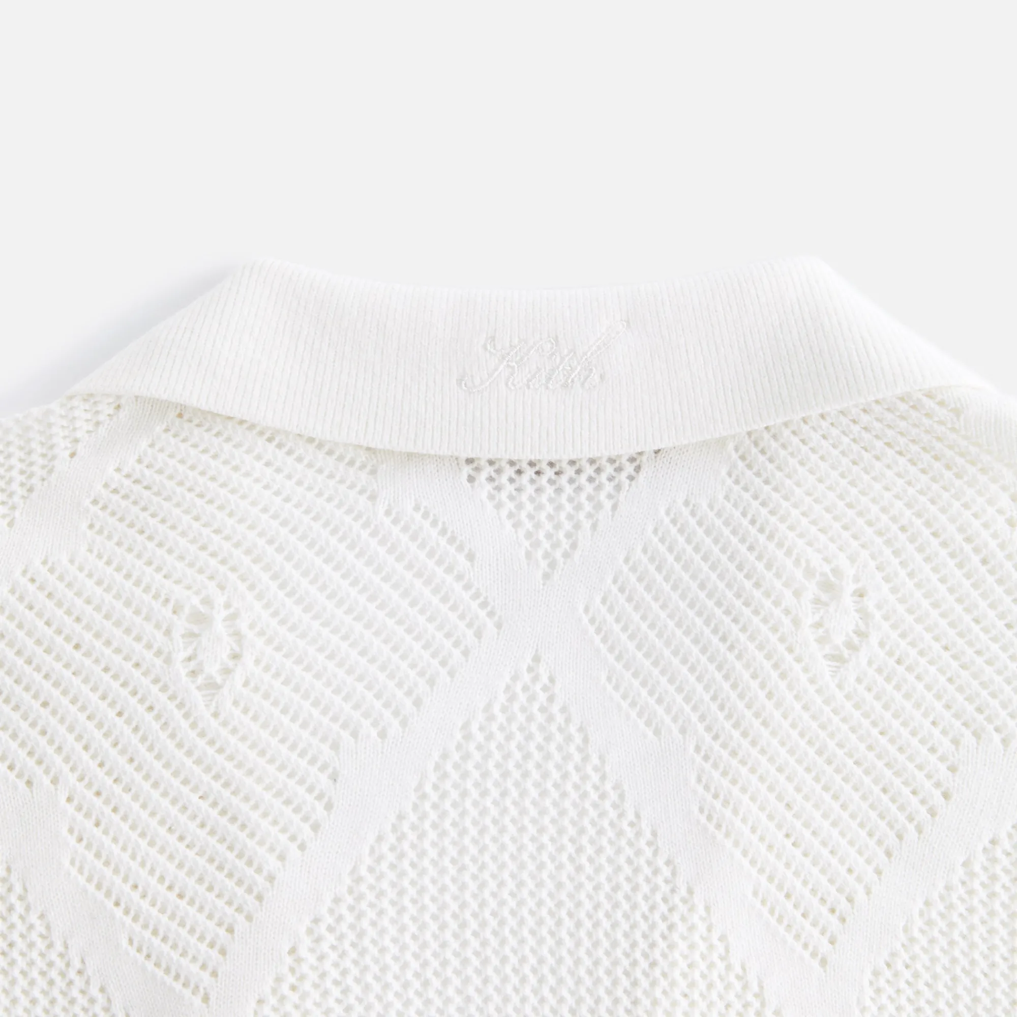 Shop Kith Women Elena Diamond Open Knit Shirt Nano