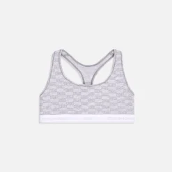 Sale Kith Women For Calvin Klein Bralette Light Heather Grey