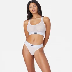 Cheap Kith Women For Calvin Klein Mesh Racerback White