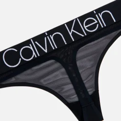Best Kith Women For Calvin Klein Mesh Thong Black