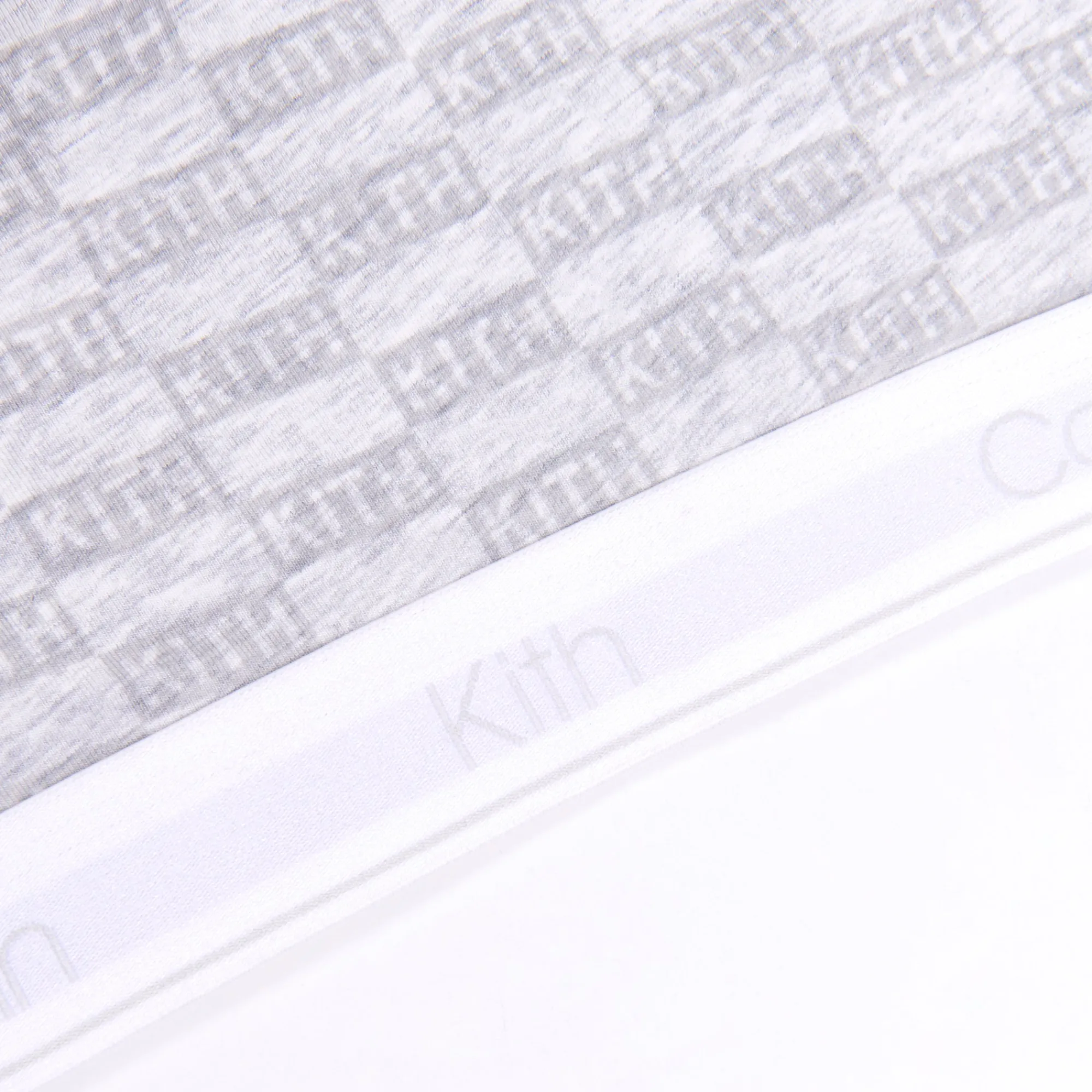 Shop Kith Women For Calvin Klein Bralette Light Heather Grey