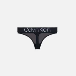 Best Sale Kith Women For Calvin Klein Mesh Thong Black