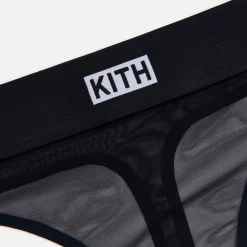 Best Sale Kith Women For Calvin Klein Mesh Thong Black