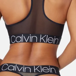 Best Sale Kith Women For Calvin Klein Mesh Thong Black