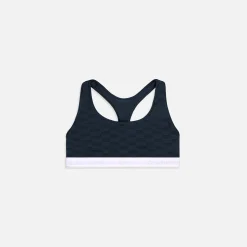 Shop Kith Women For Calvin Klein Classic Bralette Navy Heather