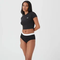 Outlet Kith Women For Calvin Klein Seasonal Boyshort Black