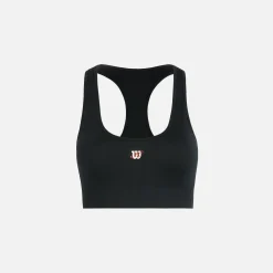 Best Sale Kith Women For Wilson Ace Seamless Bra Top Black