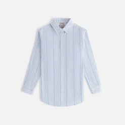 Hot Kith Women Gale Logo Stripe Shirt Orbit
