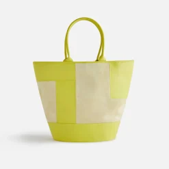Outlet Kith Women Haven Leather Patchwork Tote Acid Rain