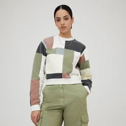 Clearance Kith Women Haylen Cropped Sweatshirt Nano