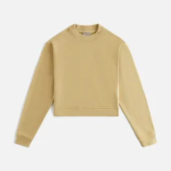 Best Sale Kith Women Haylen Cropped French Terry Crewneck Anther