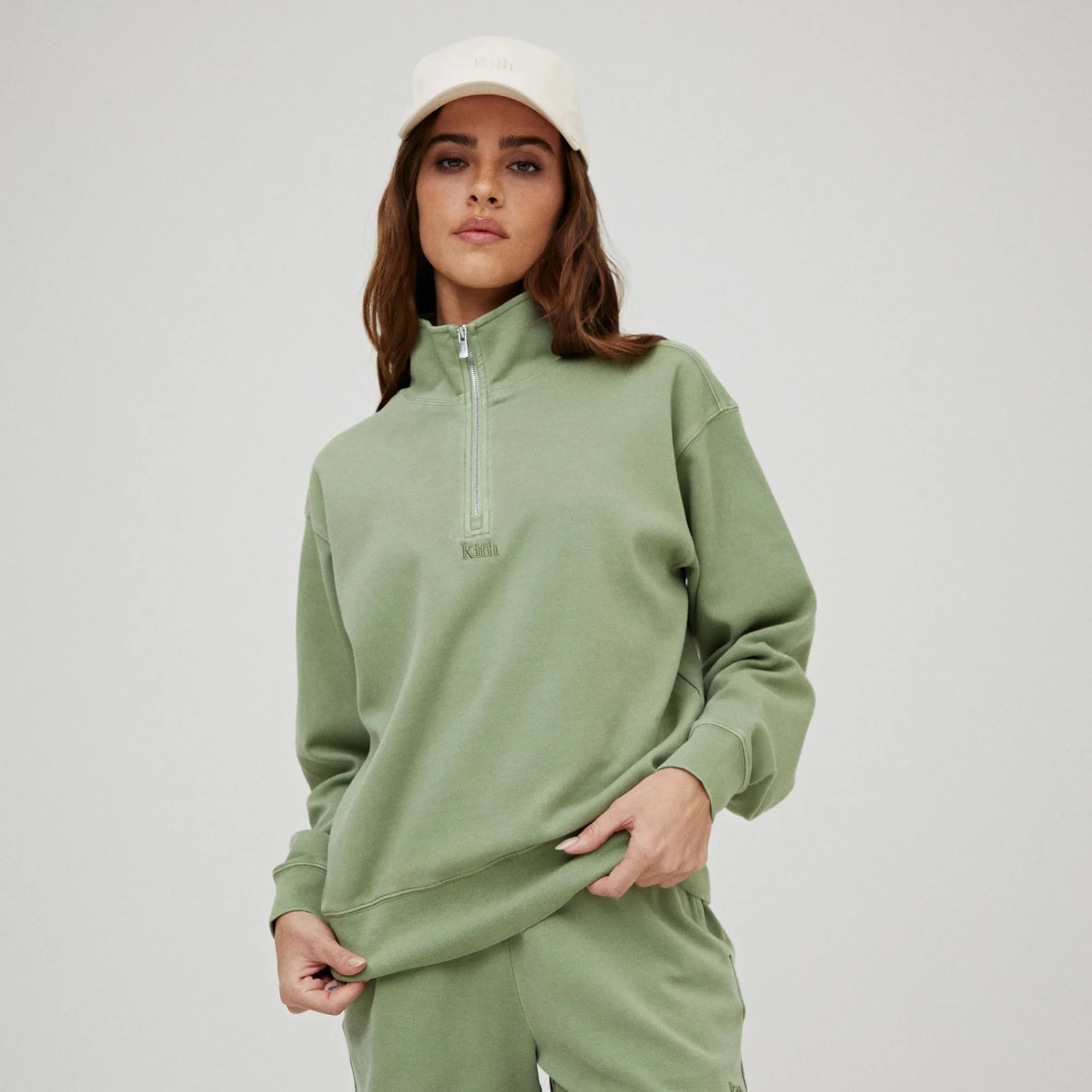 Fashion Kith Women Hunter Quarter Zip Commune