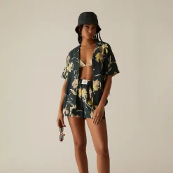 Cheap Kith Women Ida Iris Floral Boxer Short Serpentine
