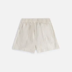 Store Kith Women Ida Logo Stripe Boxer Short Canvas