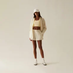 Outlet Kith Women Ida Seersucker Boxer Short Sunrise