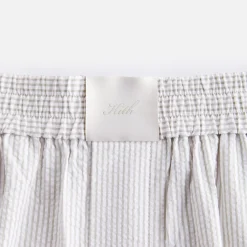 Best Sale Kith Women Ida Seersucker Boxer Short Verdant
